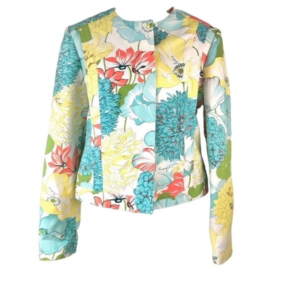 Burberry London Floral Print Jacket